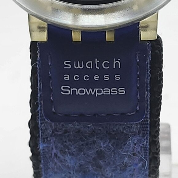 Swatch Watch Pop Snowpass Unisex 1998 PKB101 New Battery Vintage - Picture 15 of 16